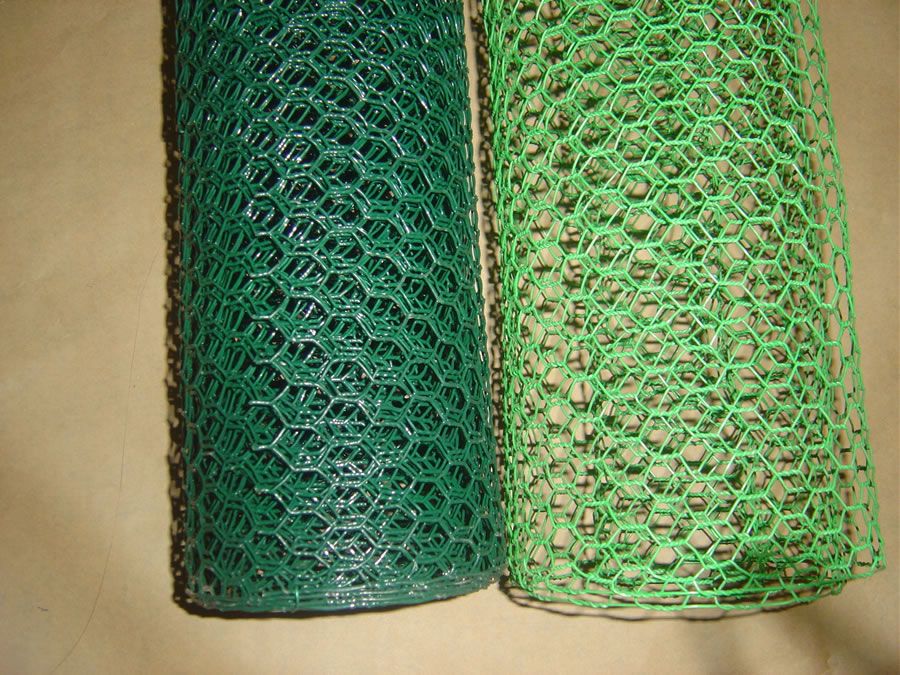 UV Resistant Powder Coated Chicken Hexagonal Netting